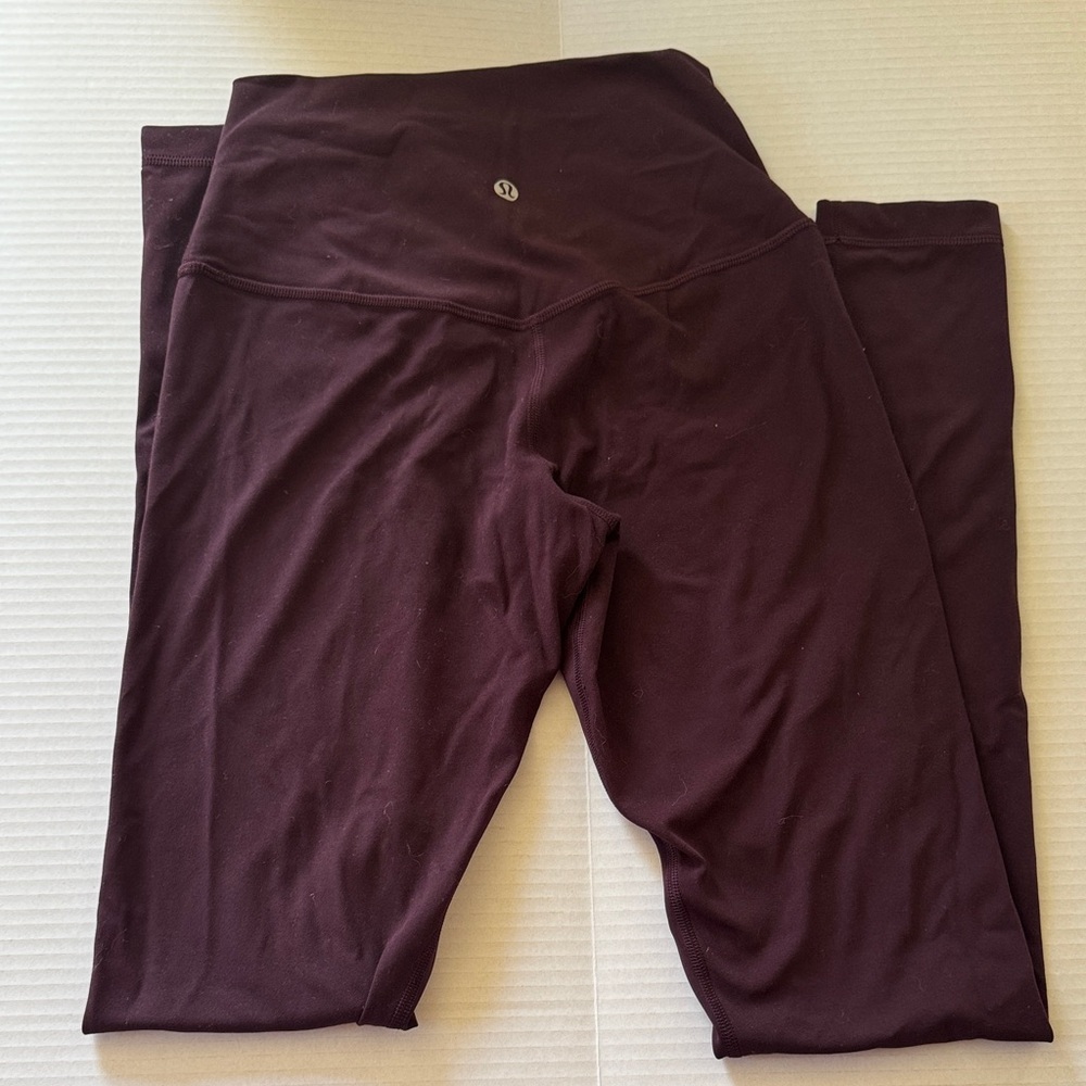 Lululemon Align High-Rise Leggings in Deep Plum